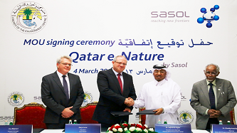 Sasol and Friends of the Environment Center Sign MOU to Develop Qatar e-Nature Application