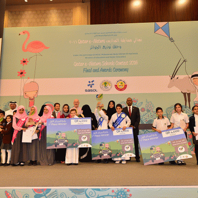 Qatar e-Nature Schools Contest 2016 Winners