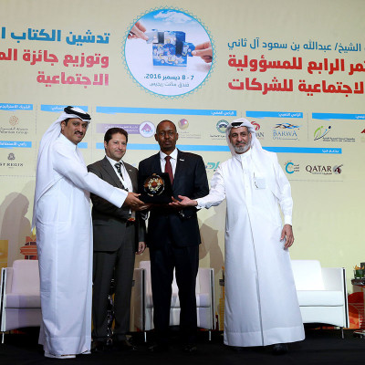 Sasol Receives “Best Initiative on CSR in the Energy Sector in Qatar” Award for Qatar e-Nature