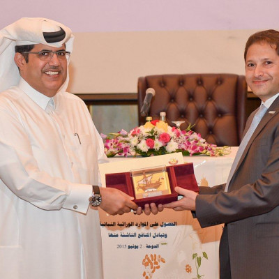 Sasol and Friends of The Environment Centre Receive Award From Ministry of Environment for Qatar e-Nature Mobile Application