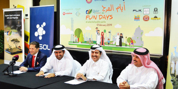 The Ministry of Municipality and Environment, Sasol, and ORYX GTL  launch “Fun Days with Qatar e-Nature”  at 7 Public parks